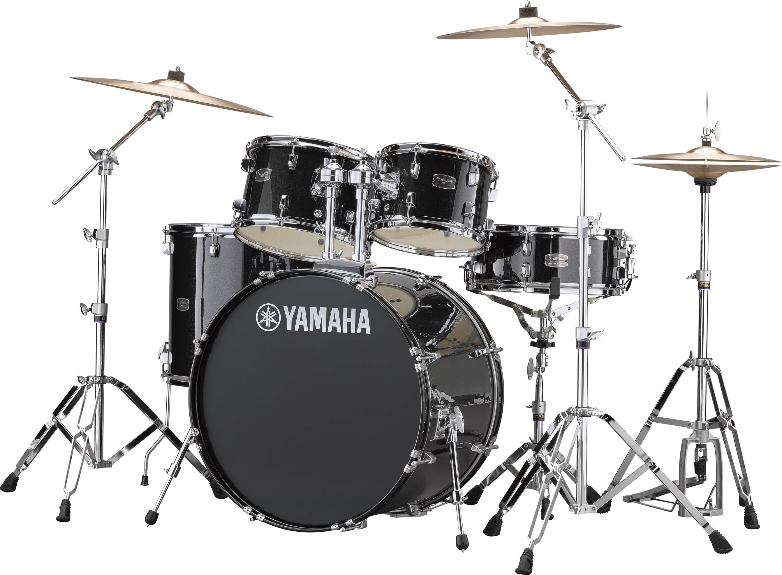 Yamaha Rdp2f5 Black Glitter - 5 FÛts - Standard Akustik Schlagzeug - Main picture