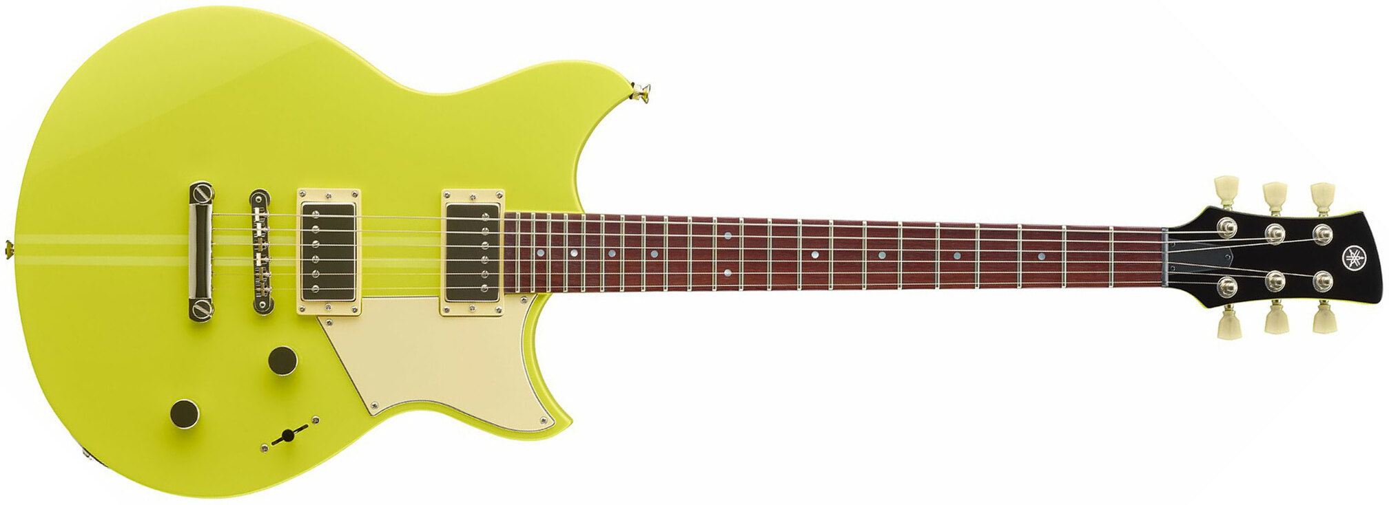 Yamaha Rse20 Revstar Element Hh Ht Rw - Neon Yellow - Double Cut E-Gitarre - Main picture