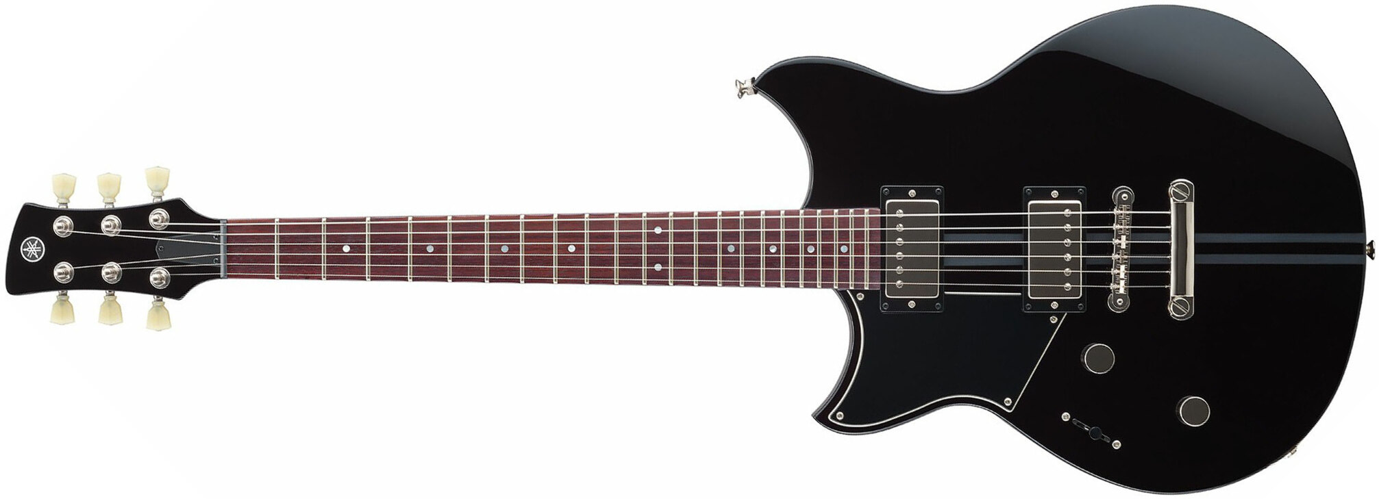 Yamaha Rse20l Revstar Element Lh Gaucher Hh Ht Rw - Black - E-Gitarre für Linkshänder - Main picture