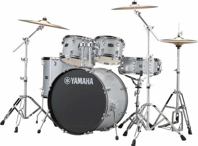 Yamaha Rydeen Stage 22 + Cymbales - Silver Glitter - Bühne Akustik Schlagzeug - Main picture