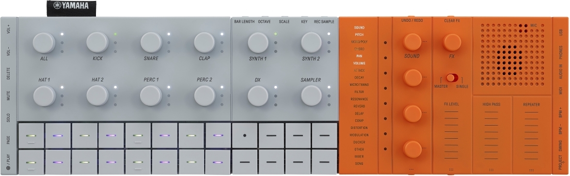 Yamaha Seqtrak Orange - Sampler - Main picture