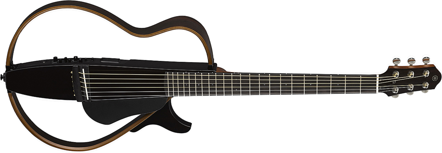 Yamaha Silent Guitar Slg200s - Translucent Black - Elektroakustische Gitarre - Main picture