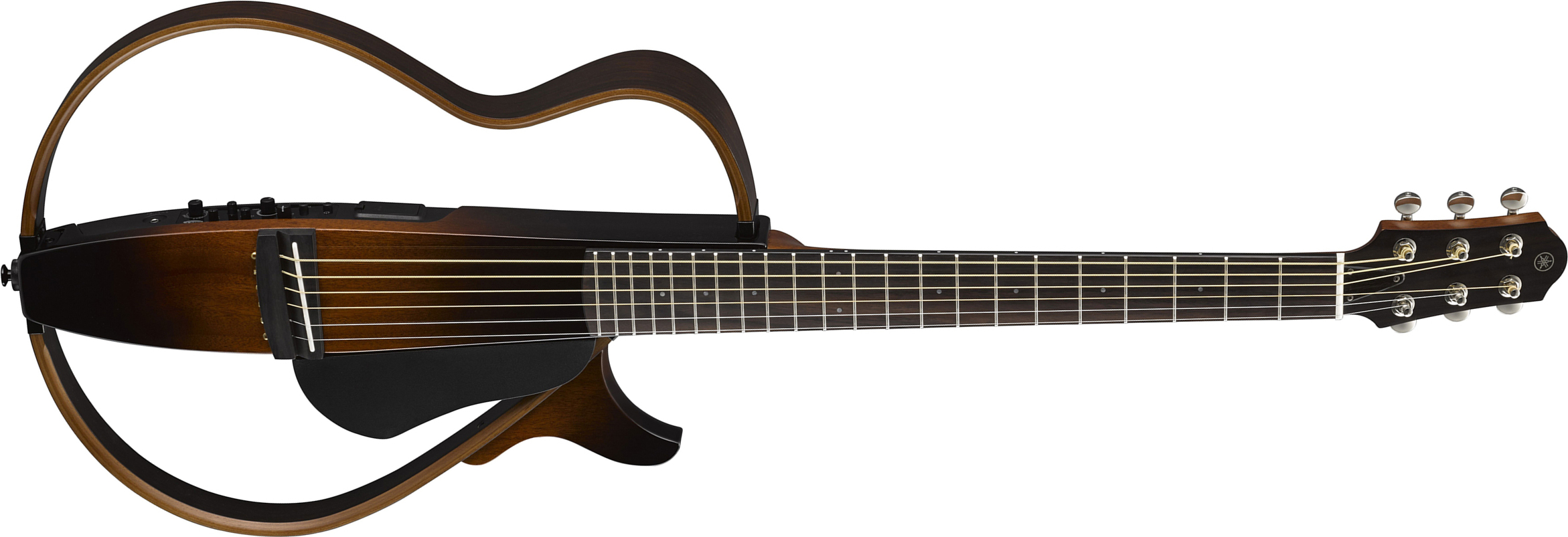 Yamaha Silent Guitar Slg200sii Steel String Cw Tout Acajou Rw - Tobacco Brown Sunburst - Folk-Gitarre - Main picture