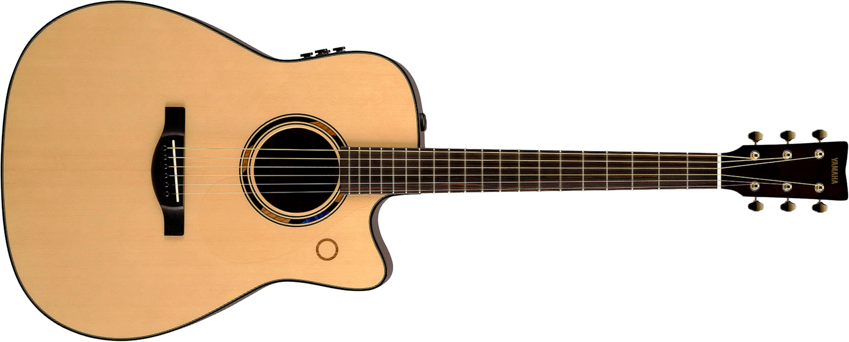 Yamaha Tag3c Transacoustic Dreadnought Cw Epicea Acajou Eb - Natural - Folk-Gitarre - Main picture