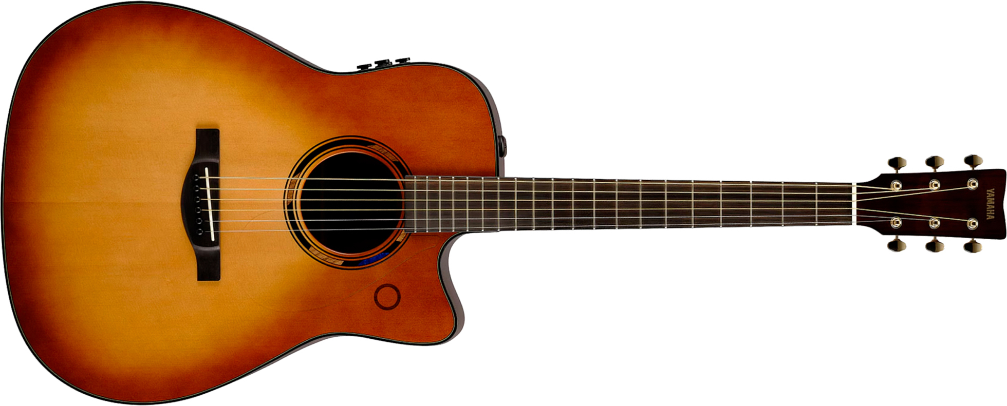 Yamaha Tag3c Transacoustic Dreadnought Cw Epicea Acajou Eb - Sand Burst - Folk-Gitarre - Main picture