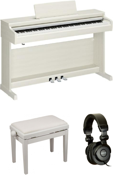 Yamaha Ydp-166 Blanc Bouleau + Banquette + Casque - Klaviere set - Main picture
