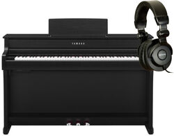 Klaviere set Yamaha CLP-835 black  + casque X-HP1 - Laqu? noir