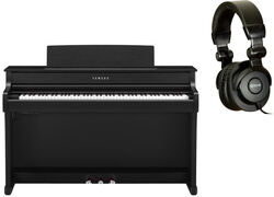Klaviere set Yamaha CLP-845 black  + X-HP1 - Noir