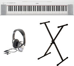 Digital klavier Yamaha NP-35 WH + Stand Clavier + Casque