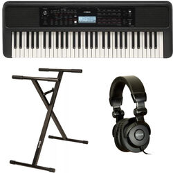 Klaviere set Yamaha PSR-E383  + Stand (XH 6102) + Casque