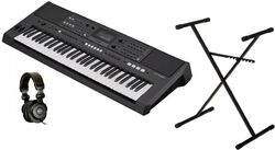 Entertainerkeyboard Yamaha PSR-E583  + Stand (Xh6101) + Casque X-hp1