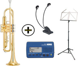 Anfänger-trompete Yamaha YTR-2330 + métronome + pupitre + lampe