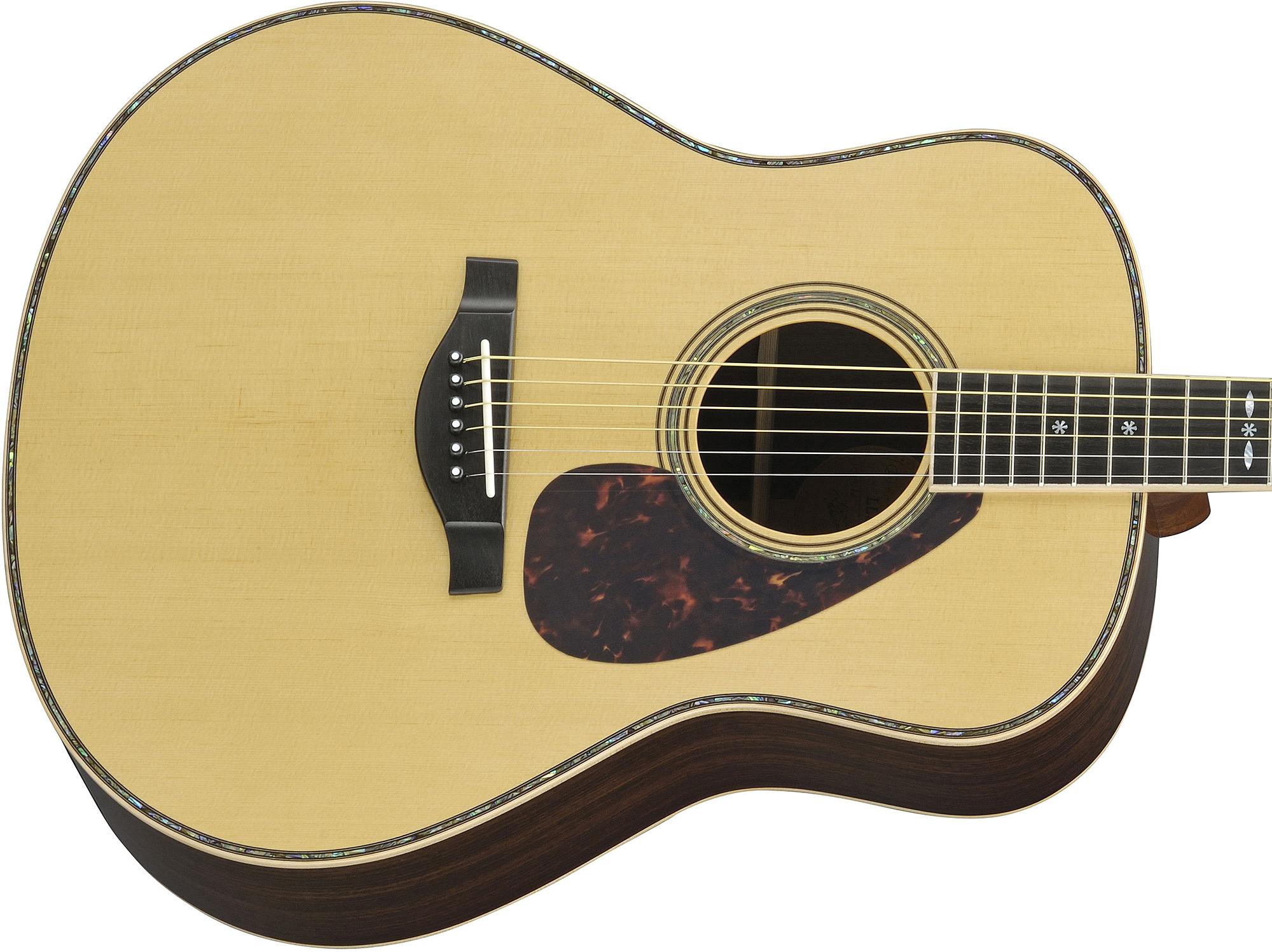 Yamaha Custom Shop Ll36 Are Japon Dreadnought Epicea Palissandre - Natural - Elektroakustische Gitarre - Variation 2