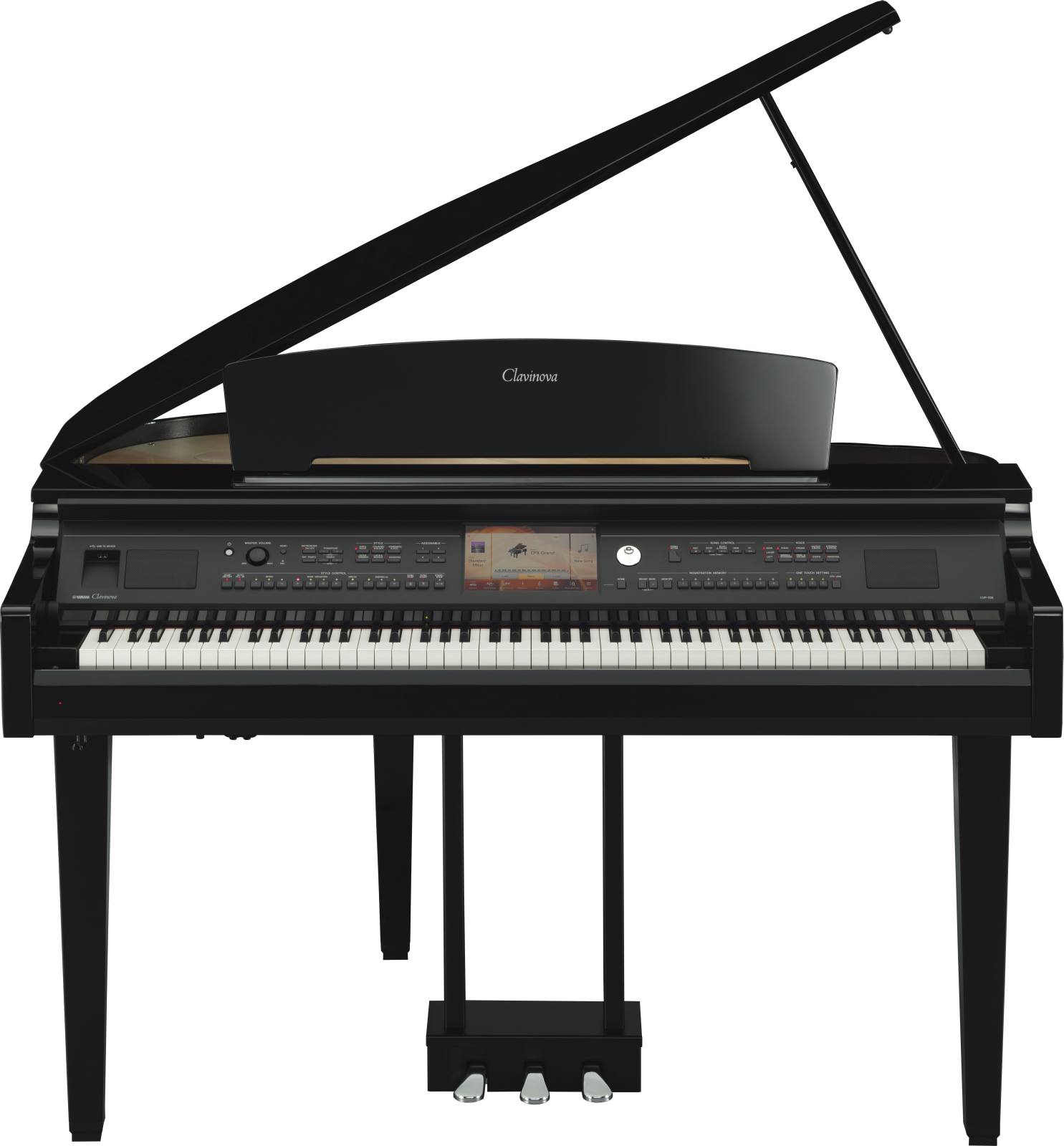 Yamaha Cvp-709gp - Noir Laqué - Digitalpiano mit Stand - Variation 1