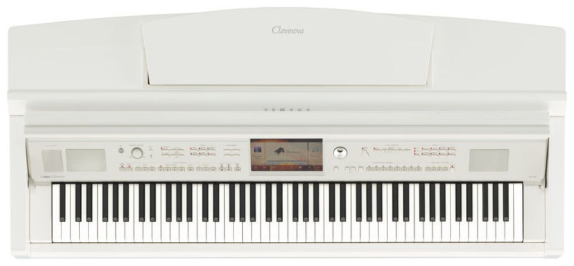 Yamaha Cvp-709pwh - Blanc Laqué - Digitalpiano mit Stand - Variation 2