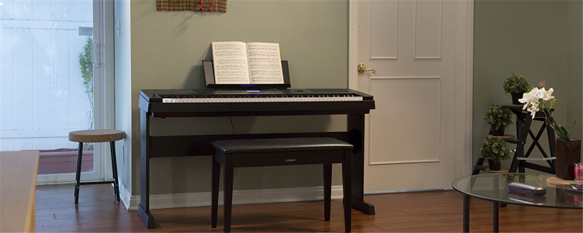 Yamaha Dgx-660 - White - Digitalpiano mit Stand - Variation 5