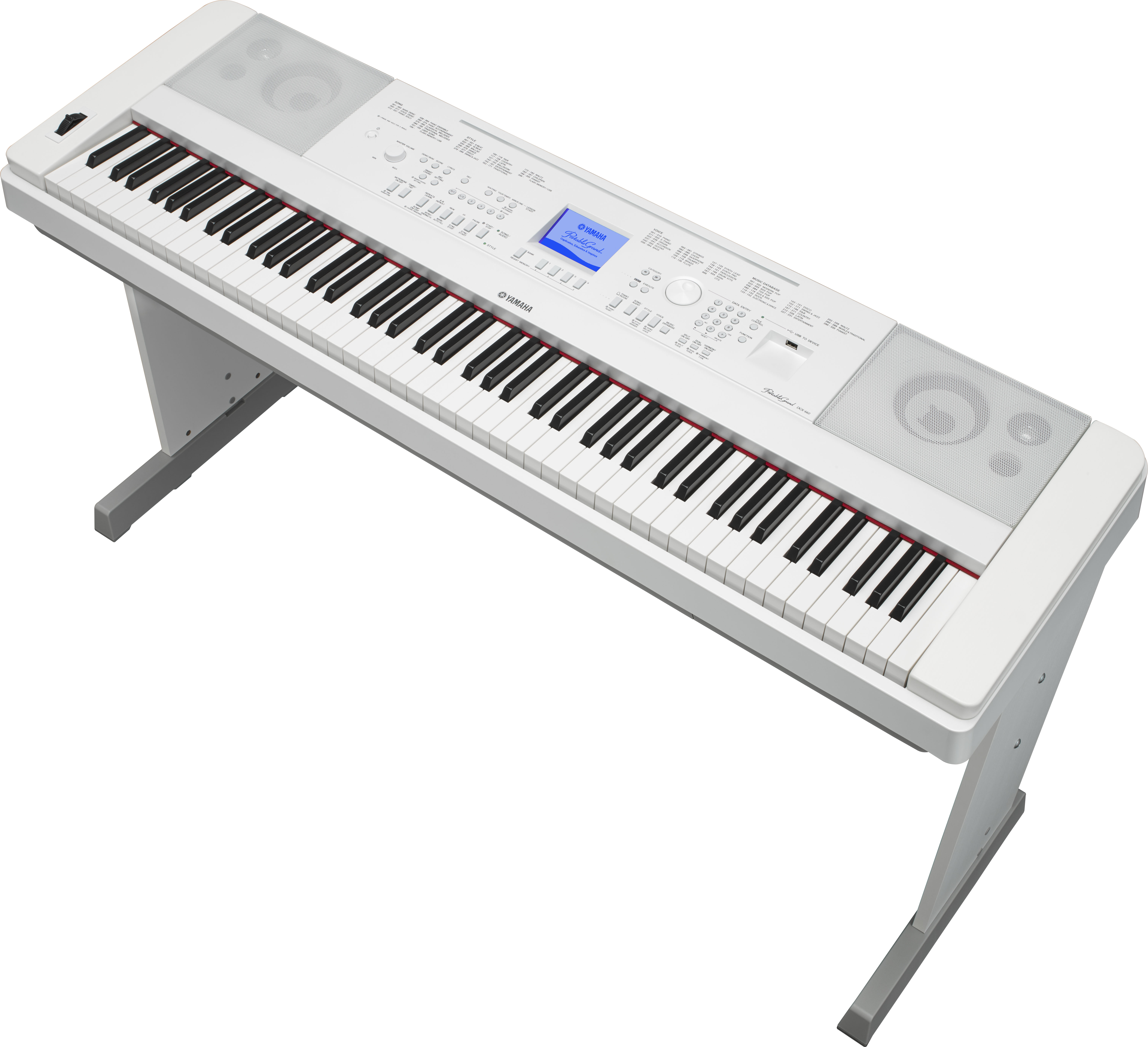Yamaha Dgx-660 - White - Digitalpiano mit Stand - Variation 3