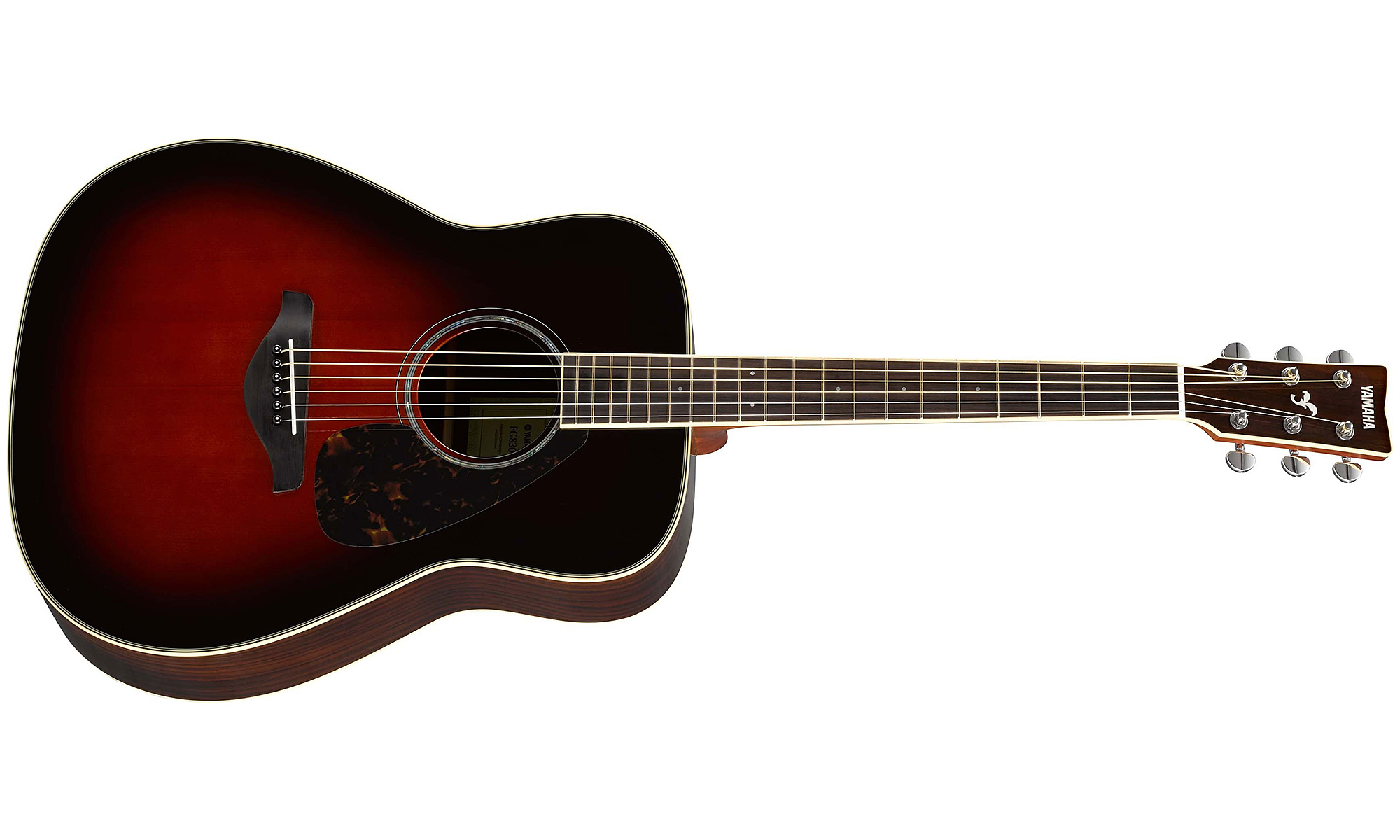 Yamaha Fg830 Tbs Dreadnought Epicea Palissandre Rw 2016 - Tobacco Brown Sunburst - Westerngitarre & electro - Variation 1