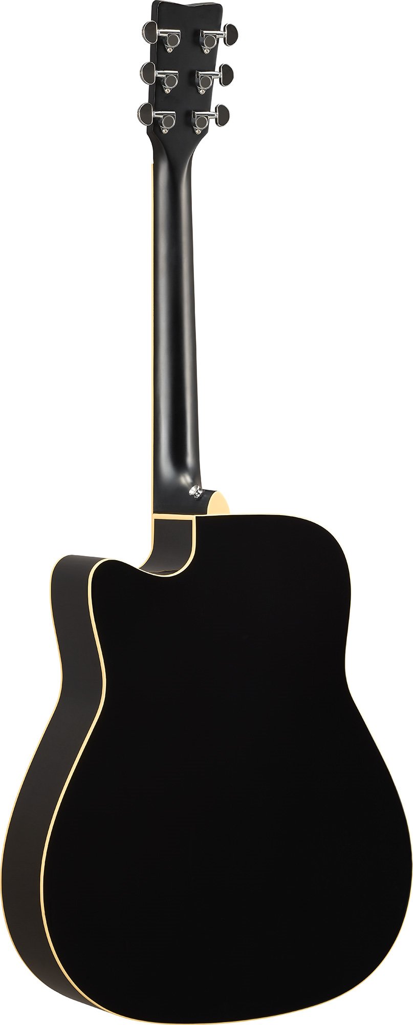 Yamaha Fgc-ta Transacoustic Cutaway Epicea Acajou Rw - Black - Westerngitarre & electro - Variation 1