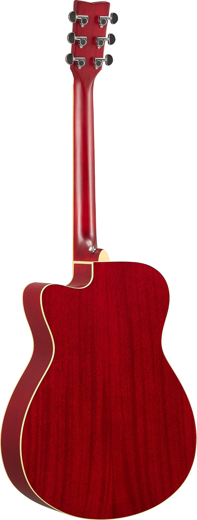 Yamaha Fsc-ta Transacoustic Cutaway Epicea Acajou Rw - Ruby Red - Westerngitarre & electro - Variation 1