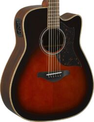 Folk-gitarre Yamaha A1R II TBS - Tobacco brown sunburst