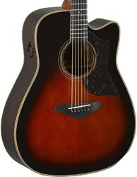 Folk-gitarre Yamaha A3R ARE TBS - Tobacco brown sunburst