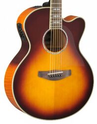 Folk-gitarre Yamaha CPX1000 - Brown sunburst