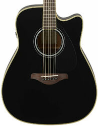 Folk-gitarre Yamaha FGC-TA TRANSACOUSTIC - Black