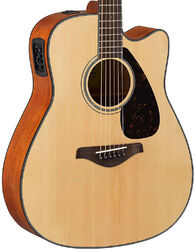 Folk-gitarre Yamaha FGX800C NT - Natural
