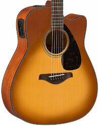 Folk-gitarre Yamaha FGX800C SDB - Sand burst