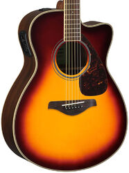 Folk-gitarre Yamaha FSX830C BS - Brown sunburst