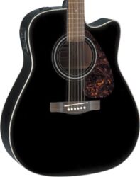 Folk-gitarre Yamaha FX370 C - Black