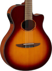 Konzertgitarren 4/4 Yamaha NTX1 - Brown sunburst