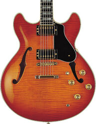 Semi-hollow e-gitarre Yamaha SA2200 VS - Violin sunburst