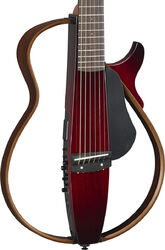 Folk-gitarre Yamaha Silent Guitar Steel String SLG200S - Crimson red burst