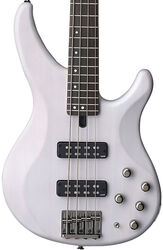 Solidbody e-bass Yamaha TRBX504 TWH - Translucent white