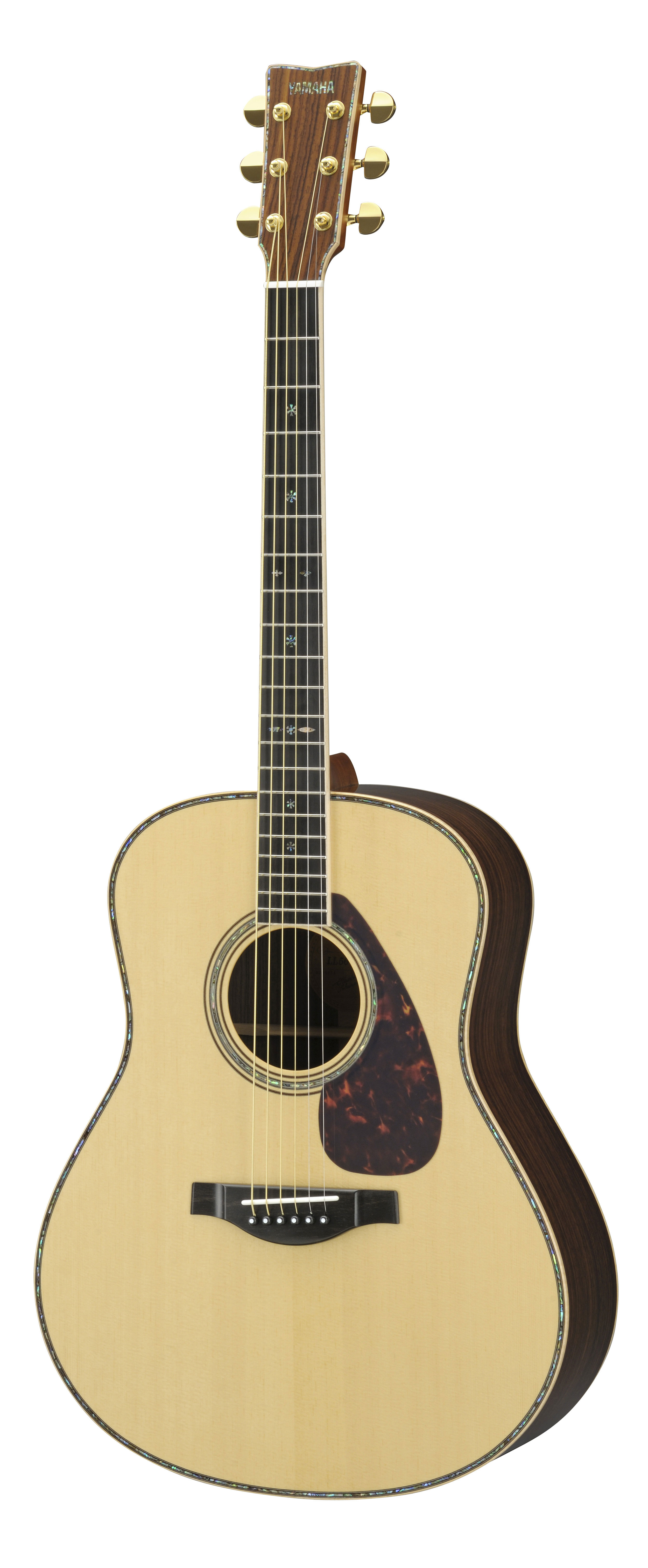 Yamaha Custom Shop Ll56 Areii Dreadnought Epicea Palissandre Eb - Natural - Elektroakustische Gitarre - Variation 1