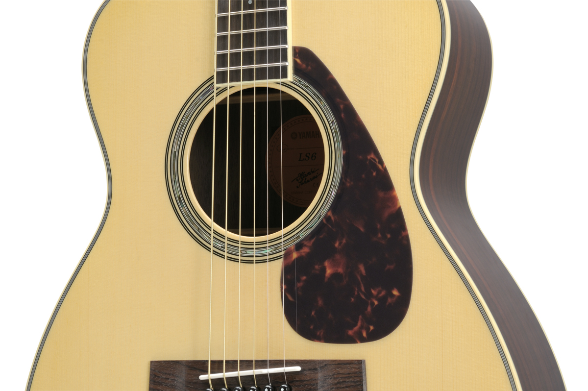 Yamaha Custom Shop Ll56 Areii Dreadnought Epicea Palissandre Eb - Natural - Elektroakustische Gitarre - Variation 2
