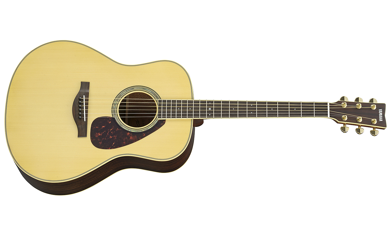 Yamaha Ll6 Are Jumbo Epicea Palissandre Rw - Natural - Elektroakustische Gitarre - Variation 1