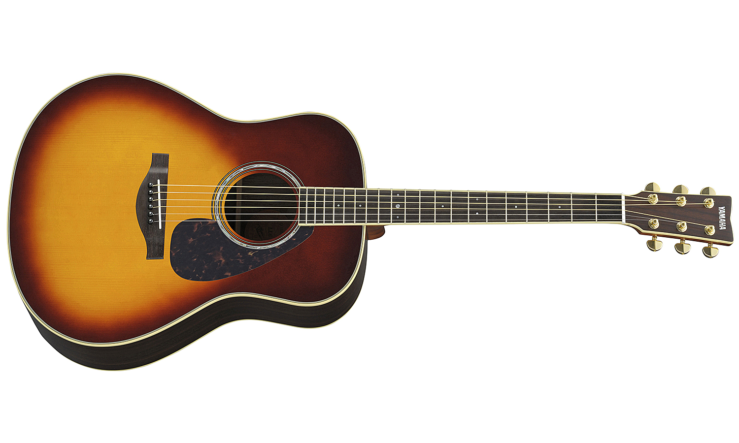 Yamaha Ll6 Are - Brown Sunburst - Elektroakustische Gitarre - Variation 1