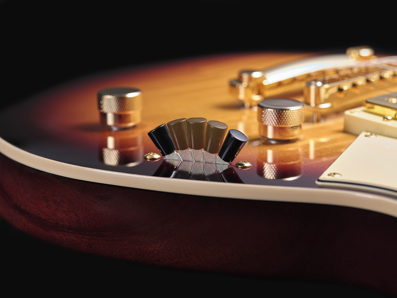 Yamaha Mateo Mancuso Rs20mm Revstar Signature 2h Dimarzio Ht Rw - Vintage Sunburst - Double Cut E-Gitarre - Variation 5