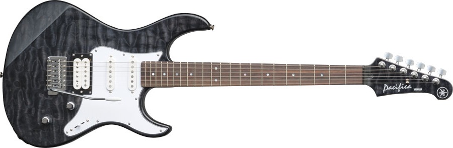 Yamaha Pacifica 212vqm - Translucent Black - E-Gitarre in Str-Form - Variation 1