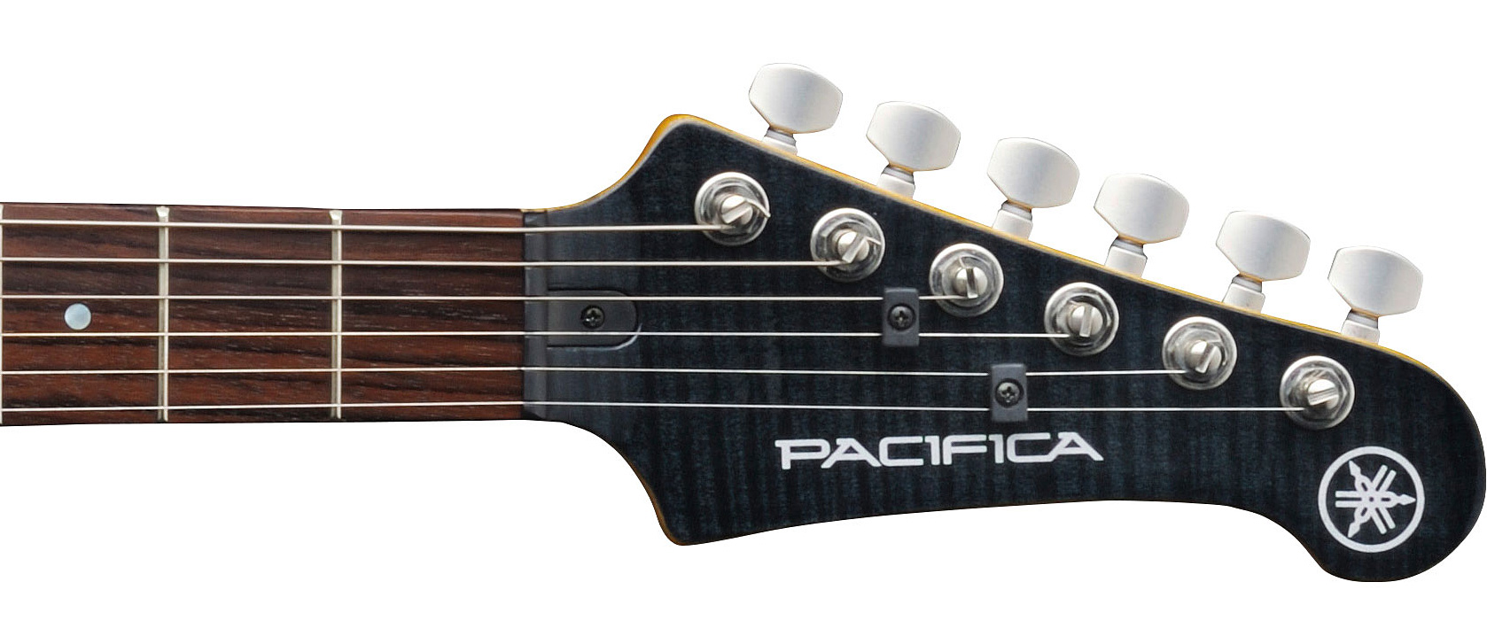 Yamaha Pacifica Pac611hfm Tbl Rw - Translucent Black - E-Gitarre in Str-Form - Variation 3