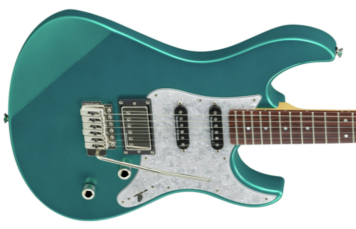 Yamaha Pacifica Pac612viix Hss Seymour Duncan Trem Rw - Teal Green Metallic - E-Gitarre in Str-Form - Variation 2
