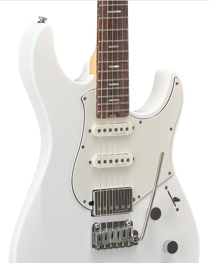 Yamaha Pacifica Standard Plus Pacs+12 Trem Hss Rw - Shell White - E-Gitarre in Str-Form - Variation 2