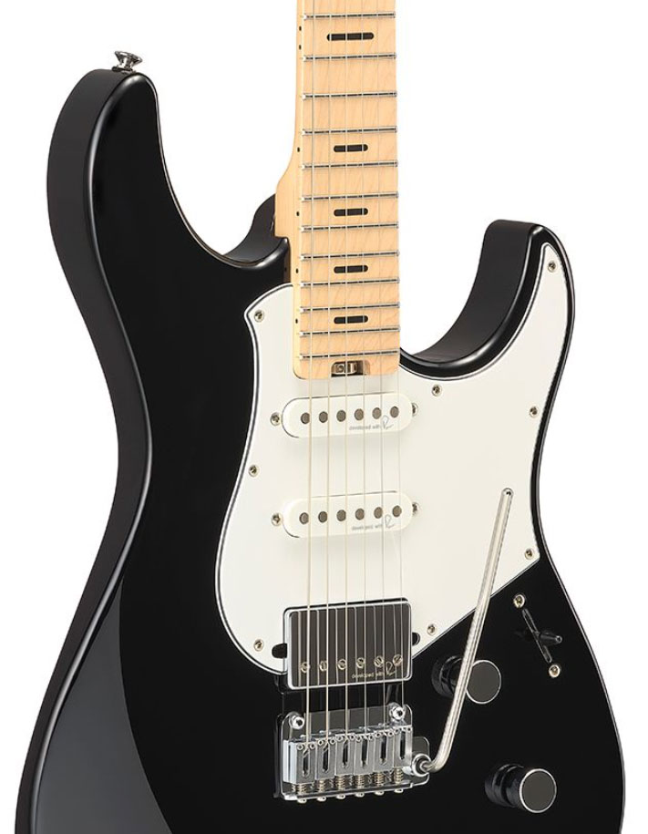 Yamaha Pacifica Standard Plus Pacs+12m Trem Hss Mn - Black - E-Gitarre in Str-Form - Variation 2