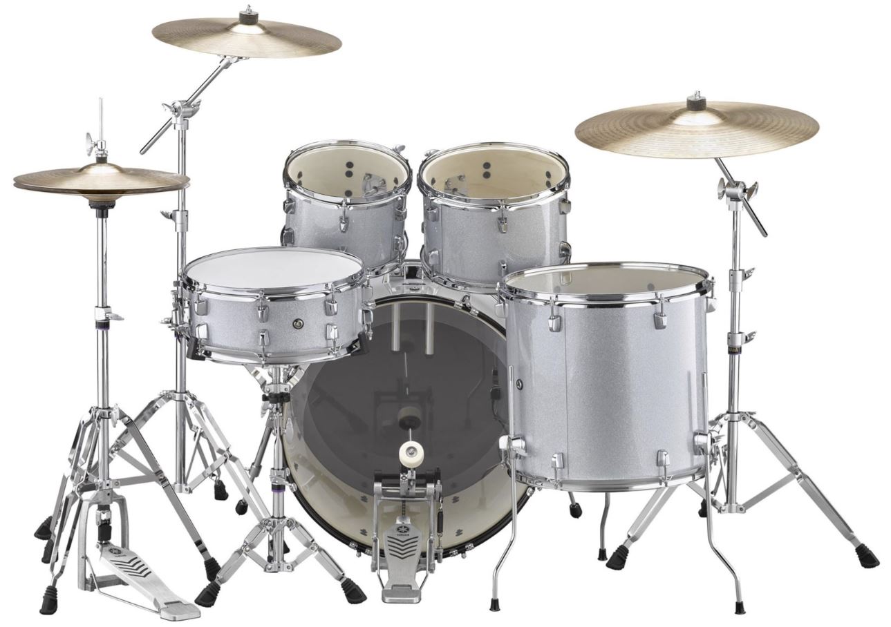 Yamaha Rdp0f5 Rydeen Fusion 20 - Silver Glitter - Akustik Schlagzeug Rock - Variation 1