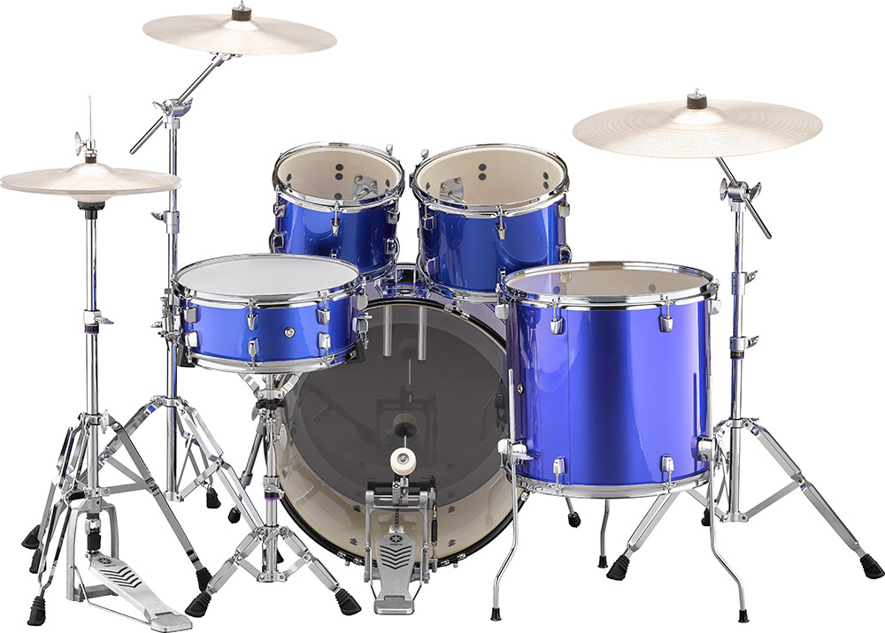 Yamaha Rydeen Stage 22 - 4 FÛts - Fine Blue - Bühne Akustik Schlagzeug - Variation 1
