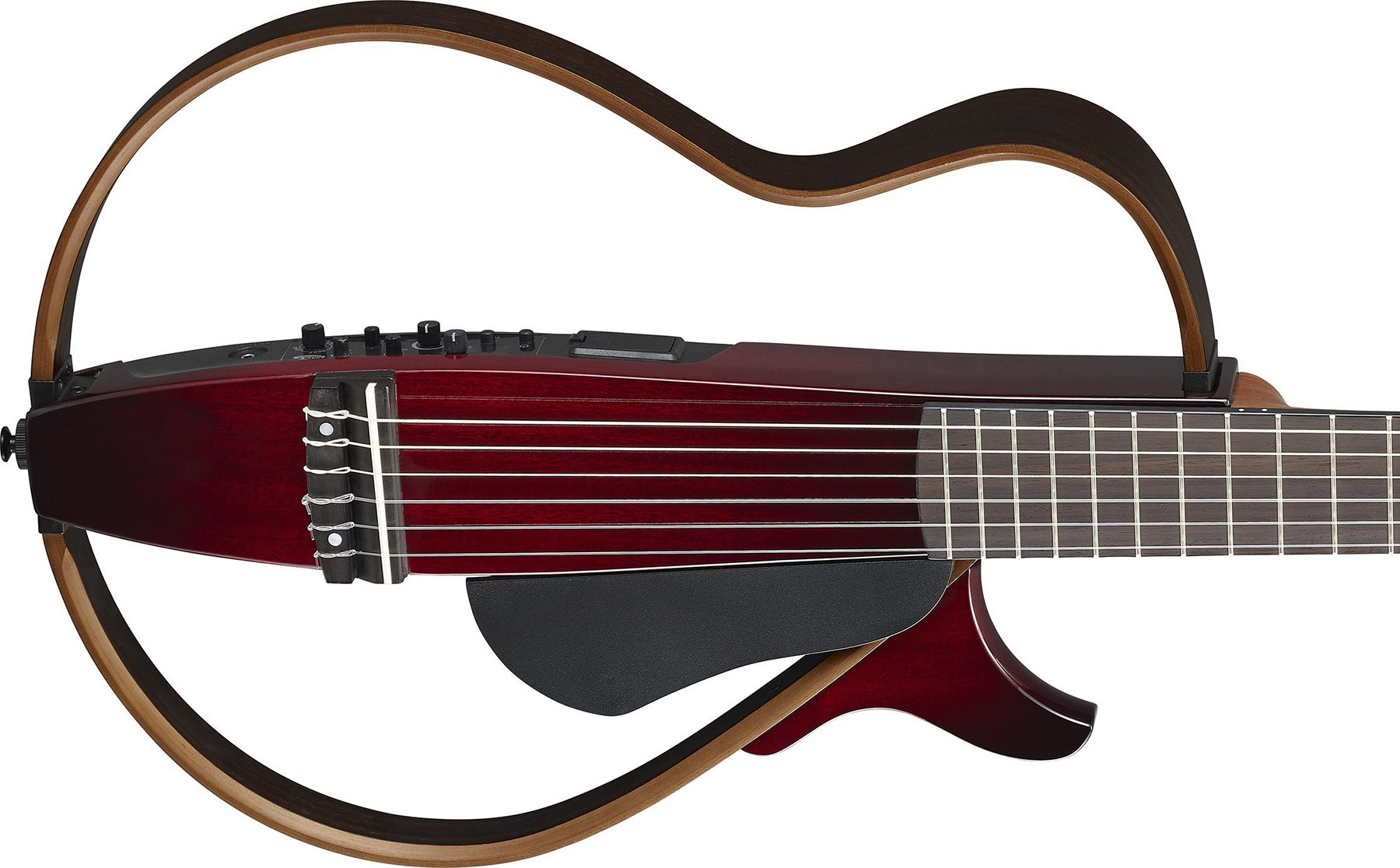 Yamaha Silent Guitar Slg200n Nylon String Cw Rw - Crimson Red Burst - Konzertgitarren 4/4 - Variation 1
