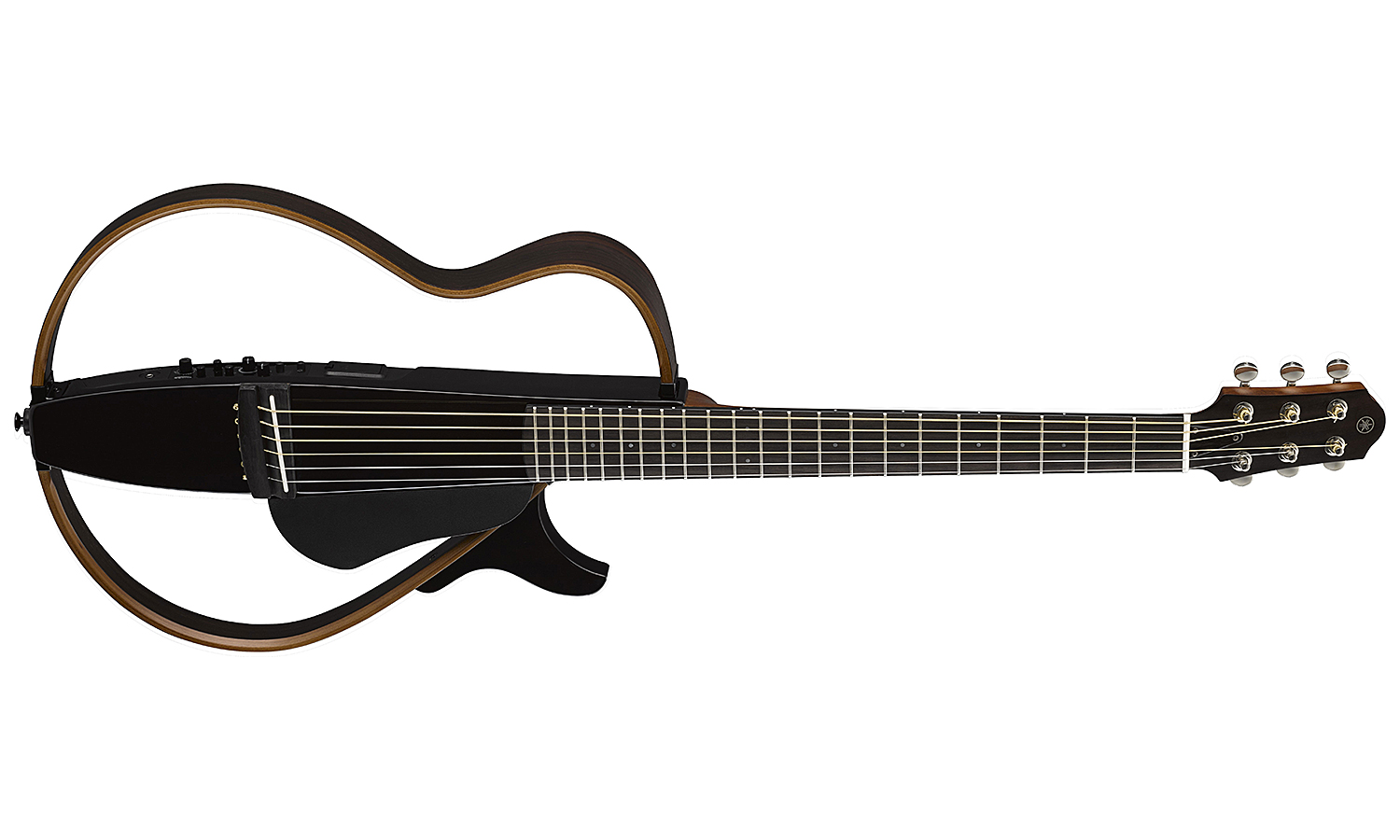 Yamaha Silent Guitar Slg200s - Translucent Black - Elektroakustische Gitarre - Variation 1